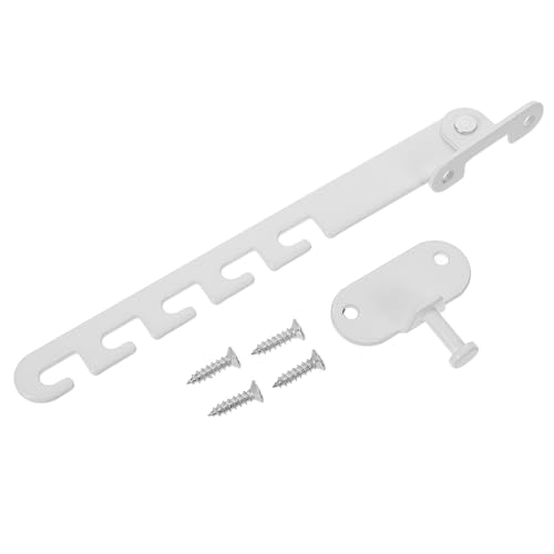 Kisangel Fenstersicherung Kindersicherung mit Langem Haken Fenster stopper aus Rostfreiem Karbonstahl für Sichere Öffnungswinkelbegrenzung Einfache DIY installation Wiederverwendbar für von Kisangel