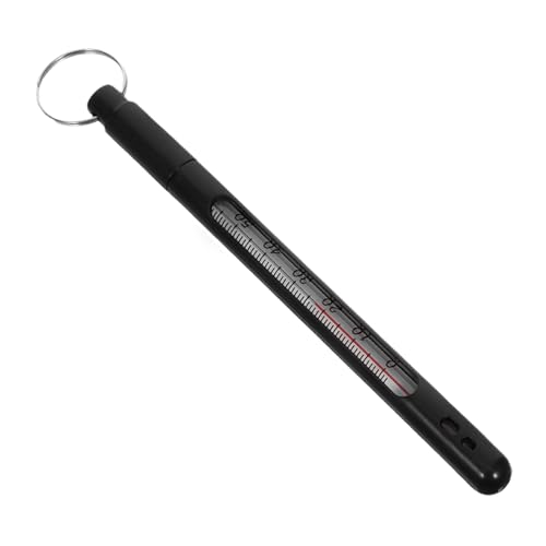 Kisangel Fischthermometer Teichthermometer für Teiche im Freien Fischereiwasserthermometer Manuelles Wassertemperaturmesser Wassertemperaturanzeige Wassertemperaturwerkzeug Abs Schwarz von Kisangel