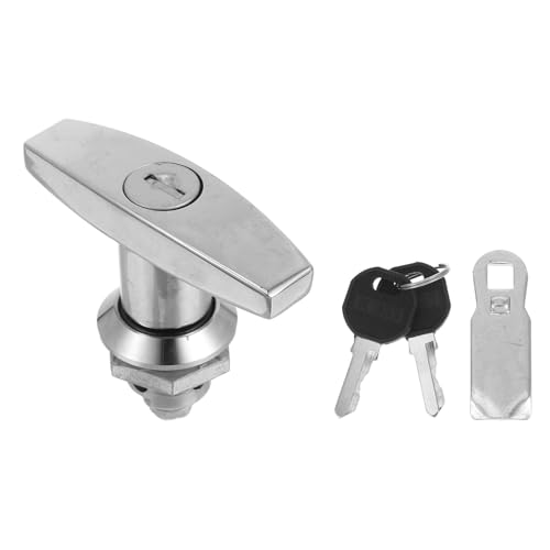 Kisangel Form Griffschloss mit Schlüssel Präzisionsgefertigtes Schrankschloss für Werkzeugkästen Briefkästen Verteilerschränke und Rv aufbewahrung Vielseitig Einsetzbar Reibungslos und von Kisangel