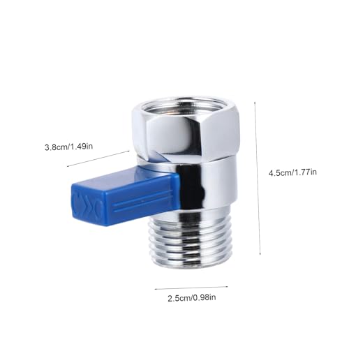 Kisangel Ganzmetall Duschventil mit Griff Schnellabsperrventil für Badezimmer Langlebig und Kompakt Einfache Installation Wassersparende Durchflusskontrolle für Handbrause und Duschkopf Kisangel Ganzmetall Duschventil mit Griff Schnellabsperrventil für Badezimmer Langlebig und Kompakt Einfache Installation Wassersparende Durchflusskontrolle für Handbrause und Duschkopf von Kisangel