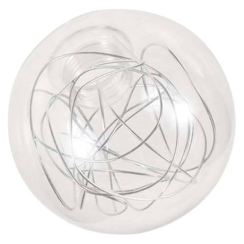 Kisangel Glas Lampenschirm Kugel Ømm Fassung Aluminiumdraht Hängelampe Ersatz Lampenschirm Glaskugel Abdeckung für Pendelleuchte Wohnzimmer Schlafzimmer von Kisangel