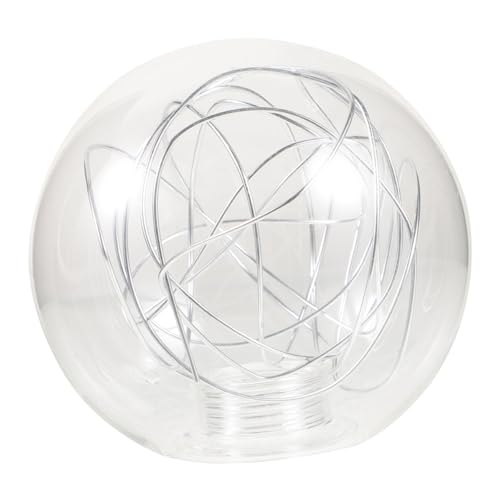 Kisangel Glaskugel Lampenschirm Fassung Aluminiumdraht Umwickelt Ersatz Lampenschirm für Kronleuchter Pendelleuchte Wohnzimmer Büro Kisangel Glaskugel Lampenschirm Fassung Aluminiumdraht Umwickelt Ersatz Lampenschirm für Kronleuchter Pendelleuchte Wohnzimmer Büro von Kisangel