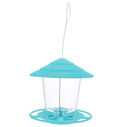 Kisangel Hängender Vogel Futterspender aus Robustem Kunststoff und Metall Wetterfest Multifunktional für Garten Balkon und Terrasse Dekoratives Vogelhäuschen für Wildvögel Papageien und Kisangel Hängender Vogel Futterspender aus Robustem Kunststoff und Metall Wetterfest Multifunktional für Garten Balkon und Terrasse Dekoratives Vogelhäuschen für Wildvögel Papageien und von Kisangel