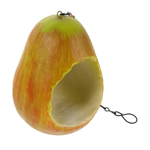 Kisangel Hängender Vogel-futterspender für Draußen Birnenförmiger Wetterfester Futterspender mit Großer Kapazität Robuster Garten-dekor Geeignet für Bäume Balkon Zieht Papageien und Kisangel Hängender Vogel-futterspender für Draußen Birnenförmiger Wetterfester Futterspender mit Großer Kapazität Robuster Garten-dekor Geeignet für Bäume Balkon Zieht Papageien und von Kisangel