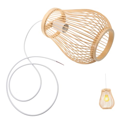 Kisangel Handgefertigte Rustikale Hängeleuchte Pendelleuchte mit Fassung für Esszimmer Wohnzimmer Küchendeckenleuchte Warmes Licht ohne Glühbirne Kisangel Handgefertigte Rustikale Hängeleuchte Pendelleuchte mit Fassung für Esszimmer Wohnzimmer Küchendeckenleuchte Warmes Licht ohne Glühbirne von Kisangel