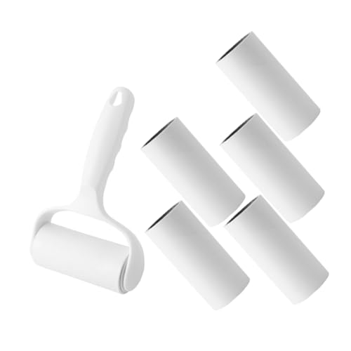 Kisangel Handlicher Tierhaarentferner mit Fusselrolle und Ersatzrollen Starker Kleberoller für Möbel Kleidung und Teppiche Leicht Langlebig und Praktisch für Haustierhaare und Flusen Kisangel Handlicher Tierhaarentferner mit Fusselrolle und Ersatzrollen Starker Kleberoller für Möbel Kleidung und Teppiche Leicht Langlebig und Praktisch für Haustierhaare und Flusen von Kisangel