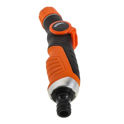 Kisangel Hochdruck Gartenbrause mit Elektroplattierter Oberfläche Verstellbare Sprühdüse Robust und Leicht Multifunktionale Wasserspritzpistole für Gartenbewässerung und Autowäsche Heavy von Kisangel