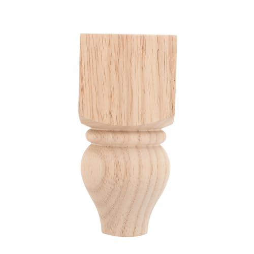 Kisangel Holz möbelfuß Massivholz Tischbein Ersatz für Kommode Sofa Stuhl Schrank mit Stabiler Tragkraft rutschfest Langlebig Minimalistisches Design Möbelbein von Kisangel
