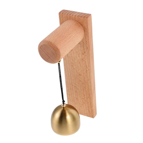 Kisangel Holz-türklingel Dekorativ mit Klar Klingendem Langlebig und Robust Shop-eingangsglocke aus Massivem Holz Stilvoller Türgong für Geschäft Büro und Zuhause von Kisangel