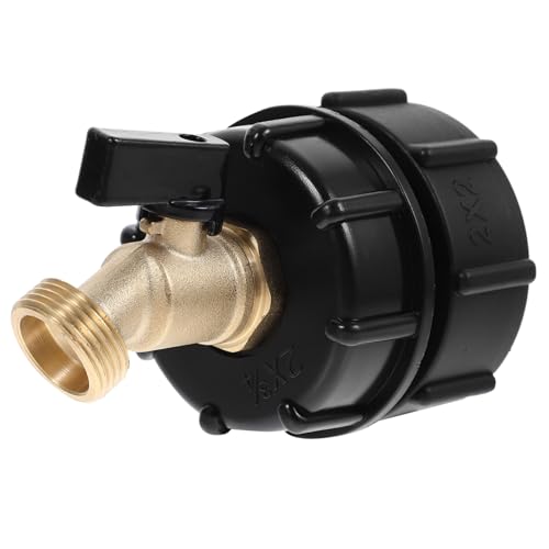 Kisangel Ibc Adapter Auslaufhahn für Ibc Wassertank Anschluss Kupfer Ventil mit Griff und Dichtung Langlebiges Ventil Zubehör für Regentonne und Garten Bewässerung Kisangel Ibc Adapter Auslaufhahn für Ibc Wassertank Anschluss Kupfer Ventil mit Griff und Dichtung Langlebiges Ventil Zubehör für Regentonne und Garten Bewässerung von Kisangel