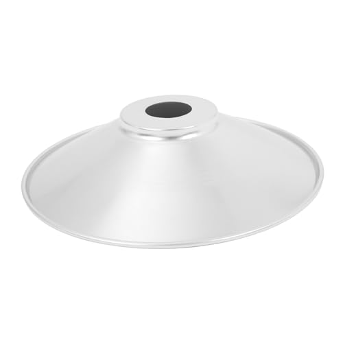 Kisangel Industriedesign Aluminium Lampenschirm Ø Kompatibel Dekorativer Runder Lampenschirm für Werkstatt Lager Flur und Pendelleuchten Vielseitig Einsetzbar und Modern von Kisangel