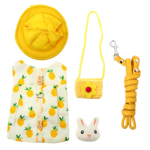 Kisangel Kaninchen Geschirr und Leine Verstellbares Atmungsaktives Hasengeschirr mit Weichem Baumwollmaterial Komfortables Haustiergeschirr für Kleine Nagetiere Wie Kaninchen Kisangel Kaninchen Geschirr und Leine Verstellbares Atmungsaktives Hasengeschirr mit Weichem Baumwollmaterial Komfortables Haustiergeschirr für Kleine Nagetiere Wie Kaninchen von Kisangel