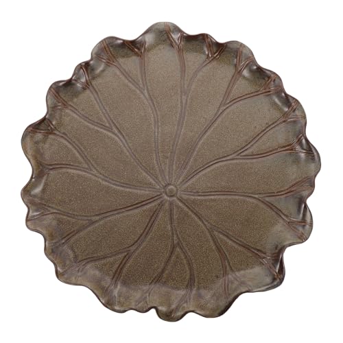 Kisangel Keramik Blumentopf Untersetzer Lotusblatt Design Formstabil Stilvoll für Zuhause Verhindert Wasseraustritt und Schmutz rutschfest Passend für Bonsai und Pflanzgefäße Dekorativ und Kisangel Keramik Blumentopf Untersetzer Lotusblatt Design Formstabil Stilvoll für Zuhause Verhindert Wasseraustritt und Schmutz rutschfest Passend für Bonsai und Pflanzgefäße Dekorativ und von Kisangel