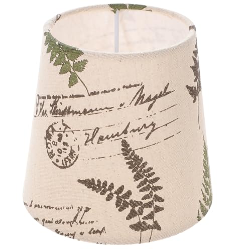 Kisangel Kreativer DIY Stoff Lampenschirm Baumblatt Design Langlebiger PVC Lampenschirm Dekorative Lampenabdeckung für Wand Steh Deckenlampen Einfach zu Montieren Wohnliche Raumdekoration von Kisangel