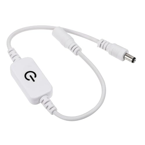 Kisangel LED Touch Dimmer Schalter Dc LED lichtsteuerung Stufenlos Dimmbar Geeignet für Lichtleisten Kosmetikspiegel Tv hintergrund Schrankbeleuchtung Weißes Touchpanel Kisangel LED Touch Dimmer Schalter Dc LED lichtsteuerung Stufenlos Dimmbar Geeignet für Lichtleisten Kosmetikspiegel Tv hintergrund Schrankbeleuchtung Weißes Touchpanel von Kisangel