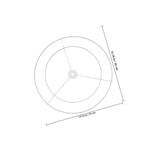 Kisangel Lampenschirm Rahmen aus Langlebigem Eisen Doppelstock DIY Lampenhalter für Kronleuchter und Tischlampen mit Elegant Minimalistischem Design und Abnehmbaren Teilen Kisangel Lampenschirm Rahmen aus Langlebigem Eisen Doppelstock DIY Lampenhalter für Kronleuchter und Tischlampen mit Elegant Minimalistischem Design und Abnehmbaren Teilen von Kisangel