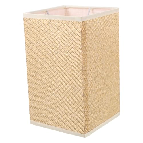 Kisangel Lampenschirm aus Leinen Kleiner Stoff lampenschirm für Steh Wandleuchten Beiger Lampenüberzug Dekorativ Schützend Vielseitig für Wohnzimmer Schlafzimmer Büro Hotel von Kisangel