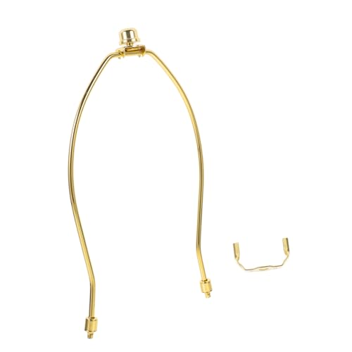 Kisangel Lampenschirmhalter Gold Lampenständer Ersatzteil für Tisch Stehlampe Stabile Halterung mit Glatter Oberfläche Geeignet für Verschiedene Lampenschirme Elegantes Design für Wohn von Kisangel