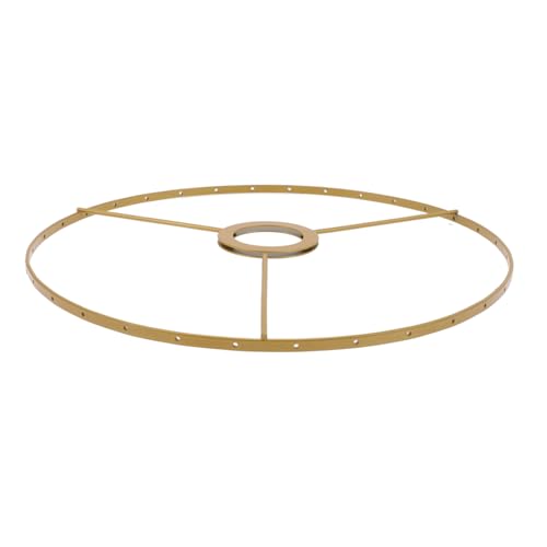 Kisangel Lampenschirmrahmen aus Solidem Eisen Einlagiger Drahtkäfig für DIY Kronleuchter Steh Hängelampen Stabiler Metallring als Lampenschirmhalter für Wohnzimmerbeleuchtung Kisangel Lampenschirmrahmen aus Solidem Eisen Einlagiger Drahtkäfig für DIY Kronleuchter Steh Hängelampen Stabiler Metallring als Lampenschirmhalter für Wohnzimmerbeleuchtung von Kisangel