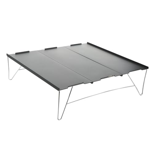 Kisangel Leichter Klappbarer Aluminiumlegierungstisch für Camping und Outdoor Tragbarer Picknick und Gartentisch Kompakt Robust für Wandern BBQ und Strandgebrauch Kisangel Leichter Klappbarer Aluminiumlegierungstisch für Camping und Outdoor Tragbarer Picknick und Gartentisch Kompakt Robust für Wandern BBQ und Strandgebrauch von Kisangel