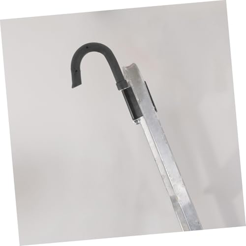 Kisangel Leiterhaken aus Robustem Eisen mit Großem Anti rutsch haken Verstellbarer Dachhaken für Teleskop Verlängerungsleitern Einfache Montage für Garage Außenbereich und Sichere Lagerung von Kisangel