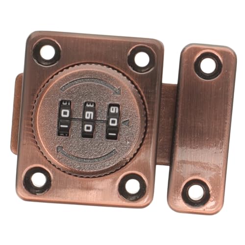 Kisangel Mechanisches Zahlenschloss für Schränke Code Verstellbar Anti diebstahl Edelstahl Kombinationstürschloss für Büro Zuhause Fitnessstudio Kisangel Mechanisches Zahlenschloss für Schränke Code Verstellbar Anti diebstahl Edelstahl Kombinationstürschloss für Büro Zuhause Fitnessstudio von Kisangel