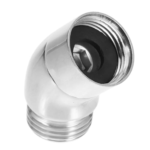 Kisangel Messing Duschkopf Adapter Verstellbar Winkelstück Brauseanschluss für Handbrause Langlebig Stabile Verbindung Kompatibel mit Duschschlauch und Wasserhahn Verlängerung Komfort von Kisangel
