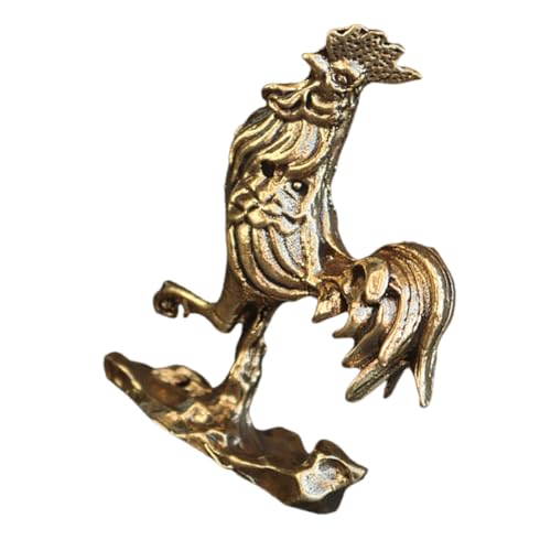 Kisangel Messing Hühner Figur Garten Desktop Deko Retro Vintage Stil Stabile Verarbeitung Kreative Hahnen Skulptur für Haus Büro Outdoor Kisangel Messing Hühner Figur Garten Desktop Deko Retro Vintage Stil Stabile Verarbeitung Kreative Hahnen Skulptur für Haus Büro Outdoor von Kisangel