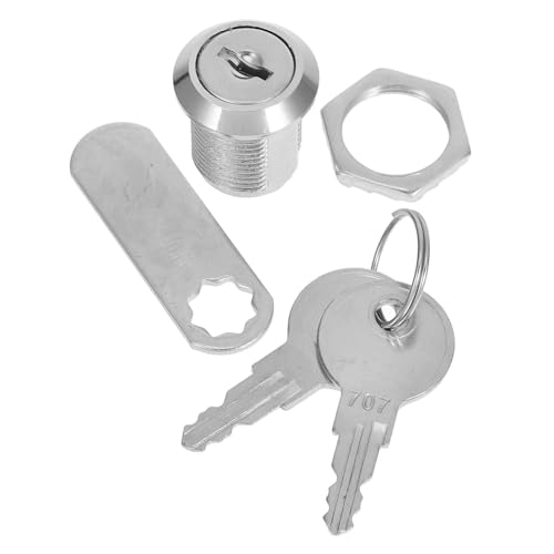 Kisangel Metall Türschloss für Schränke Langlebiges Smart Drawer Lock mit Drehbarem Kern Vielseitig für Büro Aktenschrank und Aufbewahrung Einfache Bedienung Stabile von Kisangel