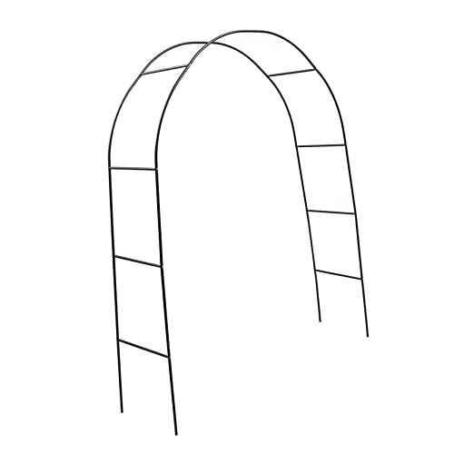 Kisangel Metallischer Gartenbogen für Hochzeiten und Veranstaltungen Freie Robuster Blumenbogen für Kletterpflanzen Langlebig und Vielseitig Einsetzbar von Kisangel