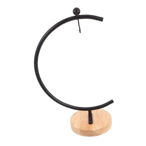 Kisangel Metallständer zum Aufhängen von Glasornamenten Eisenhaken für Terrarien und Luftpflanzen Großer Dekorativer Halter mit Holzsockel Vielseitiger Schmuckständer für Zuhause und Kisangel Metallständer zum Aufhängen von Glasornamenten Eisenhaken für Terrarien und Luftpflanzen Großer Dekorativer Halter mit Holzsockel Vielseitiger Schmuckständer für Zuhause und von Kisangel