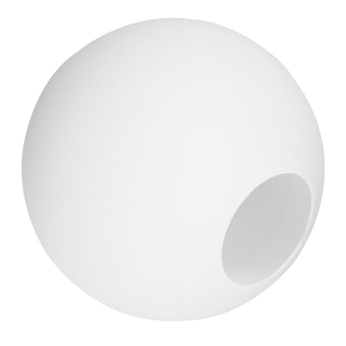 Kisangel Milchglas Kugel Lampenschirm Ersatz Ø Frosted Glas Lampenschirm für Pendelleuchte Deckenleuchte Wandleuchte Weicher Lichtdiffusor für Wohnzimmer Schlafzimmer Büro von Kisangel