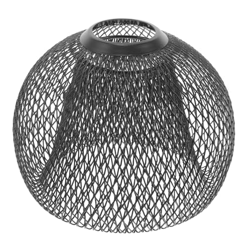 Kisangel Moderner Metall draht käfig Lampenschirm Kugelform Schwarz Hohles Design Deckenleuchte Kronleuchter Lampenabdeckung für Esszimmer Wohnzimmer Bar Restaurant Kisangel Moderner Metall draht käfig Lampenschirm Kugelform Schwarz Hohles Design Deckenleuchte Kronleuchter Lampenabdeckung für Esszimmer Wohnzimmer Bar Restaurant von Kisangel