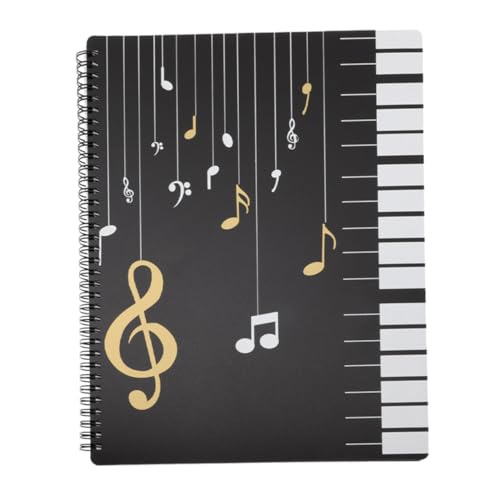 Kisangel Musiknoten Ordner mit Transparenten Einsteckfächern Vielseitiger Dokumentenorganizer für Klavierstücke Schüler und Bürobedarf Langlebig und Elegant Kisangel Musiknoten Ordner mit Transparenten Einsteckfächern Vielseitiger Dokumentenorganizer für Klavierstücke Schüler und Bürobedarf Langlebig und Elegant von Kisangel