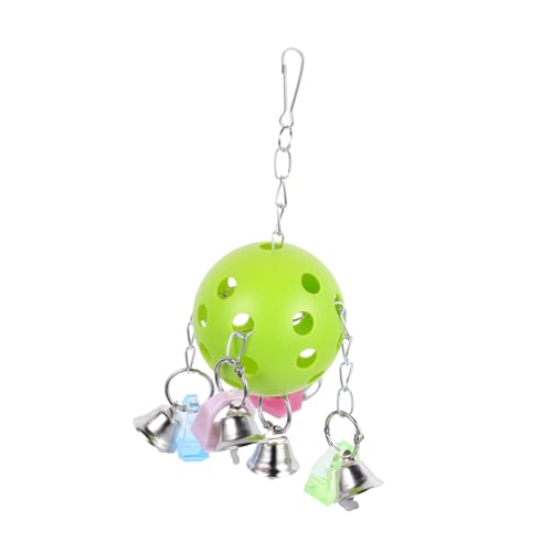Kisangel Papagei Kauspielzeug zum Aufhängen mit Bunter Glocke Langlebiger Haken Interaktives Vogelkäfig für Wellensittiche Nymphensittiche Sittiche zur Beschäftigung und Stressabbau Kisangel Papagei Kauspielzeug zum Aufhängen mit Bunter Glocke Langlebiger Haken Interaktives Vogelkäfig für Wellensittiche Nymphensittiche Sittiche zur Beschäftigung und Stressabbau von Kisangel