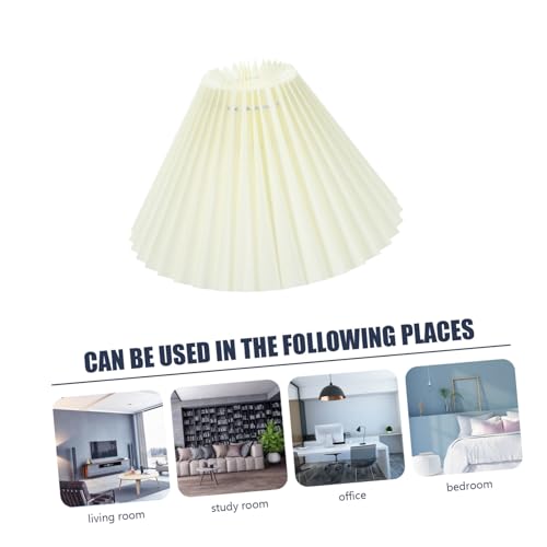 Kisangel Plissee Stoff Lampenschirm DIY Lampenabdeckung für Wohnzimmer Schlafzimmer Moderner Lampenschirm aus Textil Vielseitiger Lampenschutz für Tischlampe und Hängelampe Kisangel Plissee Stoff Lampenschirm DIY Lampenabdeckung für Wohnzimmer Schlafzimmer Moderner Lampenschirm aus Textil Vielseitiger Lampenschutz für Tischlampe und Hängelampe von Kisangel