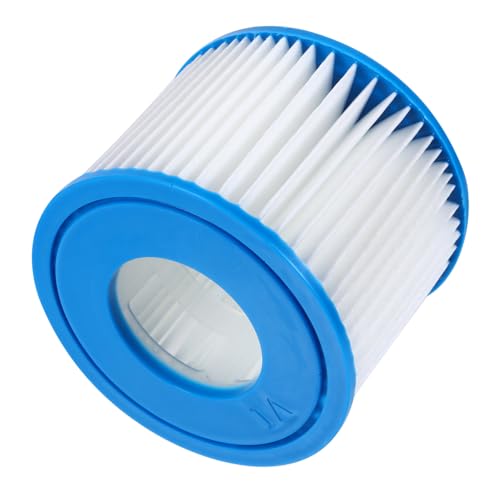 Kisangel Pool Ersatzfilter Kartuschenfilter Schwimmbadfilter Wasserpumpe Filtereinsatz Kompatibel mit Aufstellpool Leicht zu Reinigen Mikropartikelfilter Himmelblau für Klares Poolwasser von Kisangel