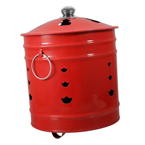 Kisangel Praktischer Emaillierter Verbrennungseimer Rot Langlebiger Papier und Geldverbrenner Robustes Hitzebeständiges Haushaltsbrenngefäß für Sauberes Verbrennen Geeignet für Rituelle Kisangel Praktischer Emaillierter Verbrennungseimer Rot Langlebiger Papier und Geldverbrenner Robustes Hitzebeständiges Haushaltsbrenngefäß für Sauberes Verbrennen Geeignet für Rituelle von Kisangel