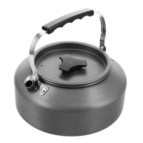 Kisangel Professioneller Camping Wasserkocher aus Aluminiumlegierung Leichter Tragbarer Teekessel für Outdoor Vielseitig Nutzbar für Wandern Reisen und Garten Langlebig und Einfach zu von Kisangel