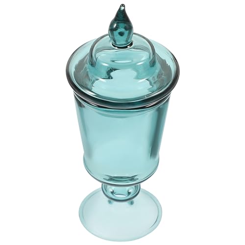 Kisangel Miniatur Glasbehälter Mit Deckel Bonbonjar Für Puppenhaus Dekorative Glasdose Für Süßigkeiten Als Wohnaccessoire Für Miniatur-szenen Inkl Deckel von Kisangel