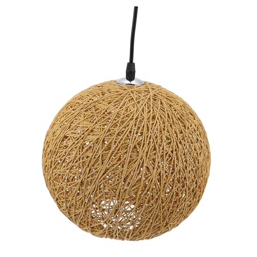 Kisangel Rattan Geflochtene Pendellampe Naturfarbe Rustikale Deckenleuchte ohne Leuchtmittel für Wohnzimmer Bar Restaurantbeleuchtung Kisangel Rattan Geflochtene Pendellampe Naturfarbe Rustikale Deckenleuchte ohne Leuchtmittel für Wohnzimmer Bar Restaurantbeleuchtung von Kisangel