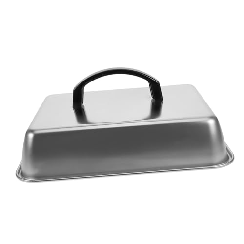 Kisangel Rechteckige Basting Cover Abdeckhaube aus Edelstahl Hitzebeständig für Griddle Grill Zubehör Schützt vor Fettspritzern für Steak und Westliche Küche Leicht zu Reinigen Robust für Kisangel Rechteckige Basting Cover Abdeckhaube aus Edelstahl Hitzebeständig für Griddle Grill Zubehör Schützt vor Fettspritzern für Steak und Westliche Küche Leicht zu Reinigen Robust für von Kisangel