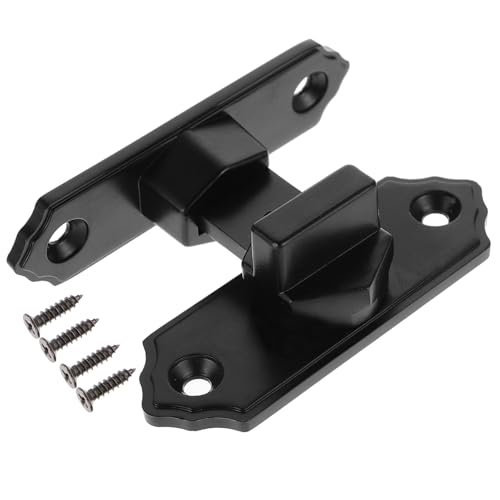 Kisangel Rechter Winkel Türschloss aus Zinklegierung Robust und Korrosionsbeständig mit Verstärktem Sockel Schwarzer Türriegel für Holz Schiebetüren Inklusive Schrauben Einfache Montage Kisangel Rechter Winkel Türschloss aus Zinklegierung Robust und Korrosionsbeständig mit Verstärktem Sockel Schwarzer Türriegel für Holz Schiebetüren Inklusive Schrauben Einfache Montage von Kisangel