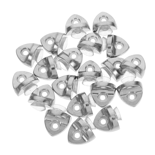 Kisangel Rechtwinklige Regalhalterung mit Legierungs dreieckstützen und Rostfreien Schrauben Stabile Möbelanker für Glasregale Vielseitig Verschleißfest Einfache Wandmontage von Kisangel