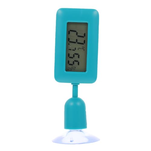 Kisangel Digitales Reptil-thermometer Mit Rotationsfunktion Und Großem Display Für Terrarien Und Aquarien Mit Praktischem Saugfuß Zur Einfachen Installation Und Genauen Temperaturmessung von Kisangel