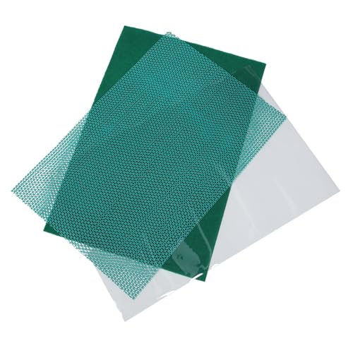 Kisangel Reptilien Teppich Matte Grün Atmungsaktiver Terrarium Liner für Schildkröten Echsen und Schlangen Wiederverwendbarer Zuschneidbarer Käfigboden für Sicheres Haustierbettzeug von Kisangel