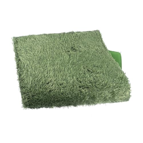 Kisangel Reptilienmatte Künstlicher Rasen Terrarienteppich Wasserabsorbierend Pflegeleicht für Kriechtiere Schildkröten Eidechsen Terrarium Zubehör von Kisangel