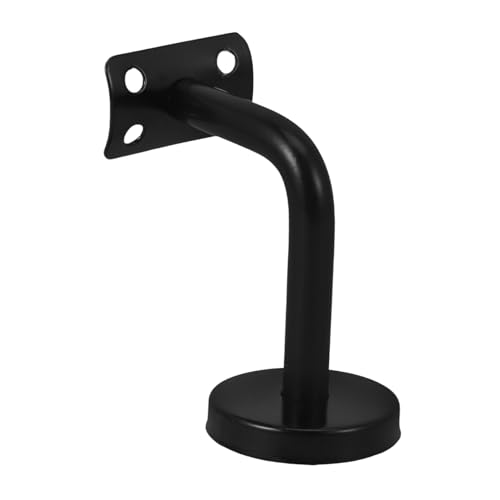 Kisangel Robuste Handlaufhalterung aus Lackiertem Edelstahl Ergonomisch Gebogen für Treppengeländer Sichere Wandbefestigung Siebenförmiger Halter Geeignet für Wohn Gewerbebereiche von Kisangel