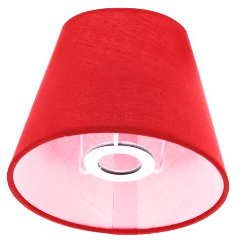 Kisangel Roter Stoff Lampenschirm Øcm Langlebige Wand Kronleuchter abdeckung Praktische Lampenzubehör für Wohnzimmer und Schlafzimmer Kisangel Roter Stoff Lampenschirm Øcm Langlebige Wand Kronleuchter abdeckung Praktische Lampenzubehör für Wohnzimmer und Schlafzimmer von Kisangel