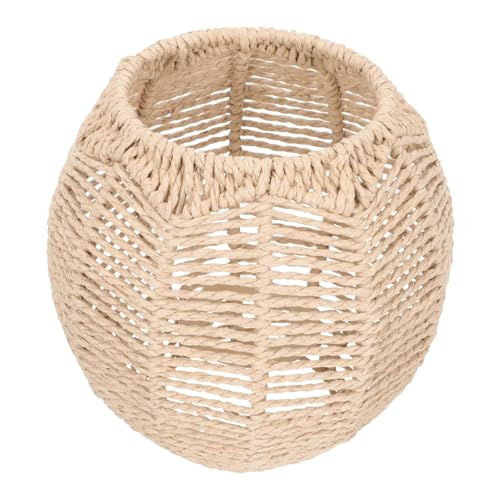 Kisangel Runder Lampenschirm aus Papier für Deckenleuchte Dekorativer Weicher Lichteffekt Schutzschirm Installieren für Wohnzimmer Esszimmer und Restaurants von Kisangel